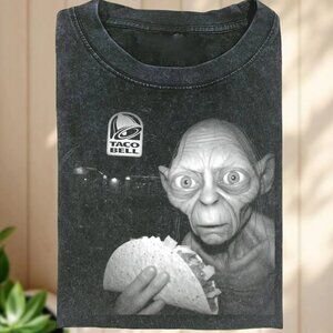 Goblin & Taco Ring Comfort Colors Shirt, Movie Funny Meme Tee, Precious Taco 05